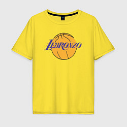 Футболка оверсайз мужская Lebronzo, цвет: желтый