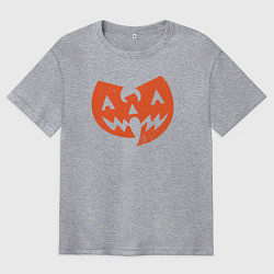 Футболка оверсайз мужская Wu-Tang halloween, цвет: меланж
