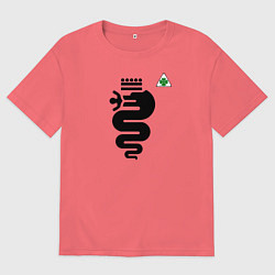 Мужская футболка оверсайз Quadrifoglio