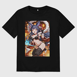 Мужская футболка оверсайз Yuel Yuri sexy Granblue Fantasy
