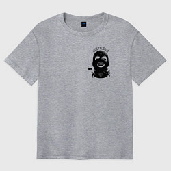 Футболка оверсайз мужская Wasteland girl, цвет: меланж