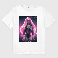 Футболка оверсайз мужская Sexy Barbie - ai art, цвет: белый