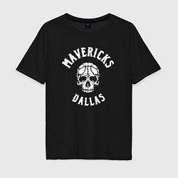 Футболка оверсайз мужская Mavericks Dallas, цвет: черный