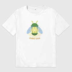 Футболка оверсайз мужская Сияю сам, цвет: белый