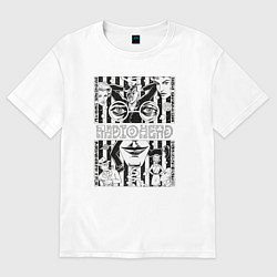 Мужская футболка оверсайз Radiohead band rock