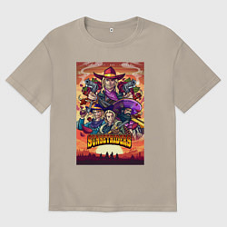 Футболка оверсайз мужская Sunsetriders, цвет: миндальный