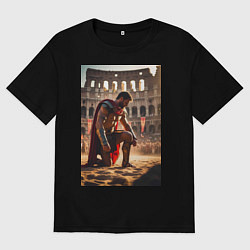 Мужская футболка оверсайз Спартак в Колизее