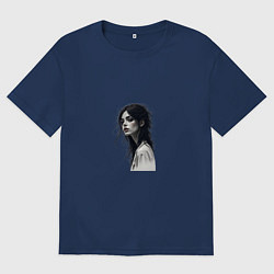 Мужская футболка оверсайз Мрачная красота