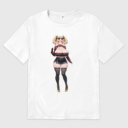 Футболка оверсайз мужская Burnice White Zenless Zone Zero, цвет: белый