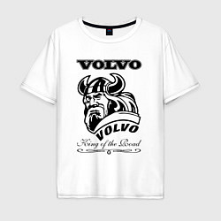 Футболка оверсайз мужская Volvo viking, цвет: белый