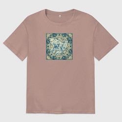 Мужская футболка оверсайз Голубь мира