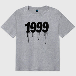 Футболка оверсайз мужская Капающий 1999, цвет: меланж