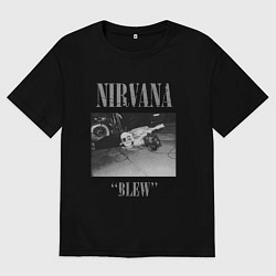 Мужская футболка оверсайз Nirvana blew
