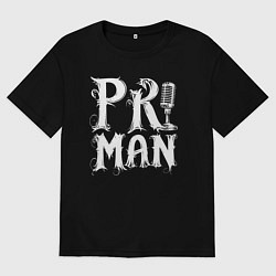 Мужская футболка оверсайз PRщик