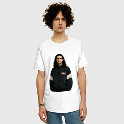 Футболка оверсайз мужская Bones спортивный стиль, цвет: белый — фото 2