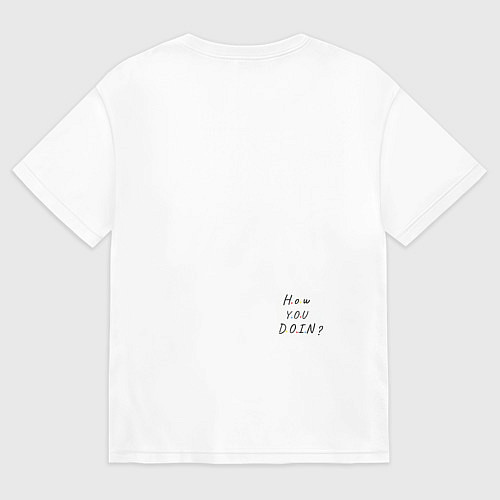 Мужская футболка оверсайз Художниик друзья / Белый – фото 2