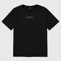 Мужская футболка оверсайз Картина маслом абстракция