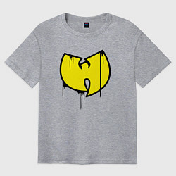 Футболка оверсайз мужская Wu-Tang style, цвет: меланж