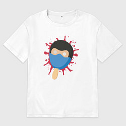 Мужская футболка оверсайз Sub-zero ice cream