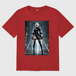 Мужская футболка оверсайз 2B исследует заброшенные улицы