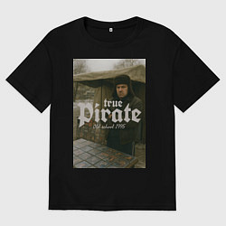 Мужская футболка оверсайз Настоящий пират из 90-х