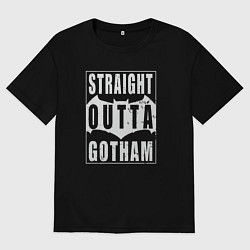 Мужская футболка оверсайз Прямиком из Готэма