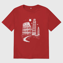 Мужская футболка оверсайз Величие Италии