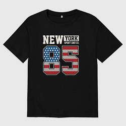 Мужская футболка оверсайз New York 85