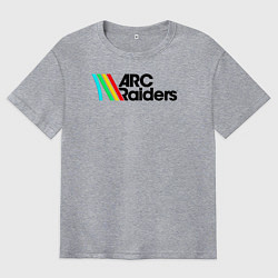 Мужская футболка оверсайз ARC Raiders - Атмосфера ретро-будущего