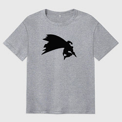 Футболка оверсайз мужская Batman fight, цвет: меланж