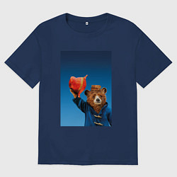 Мужская футболка оверсайз Паддингтон