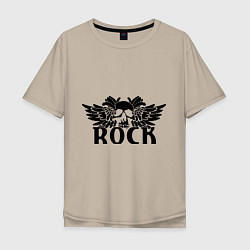 Мужская футболка оверсайз Rock Bang