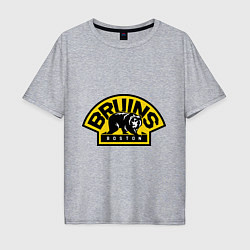 Мужская футболка оверсайз HC Boston Bruins Label