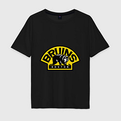 Мужская футболка оверсайз HC Boston Bruins Label