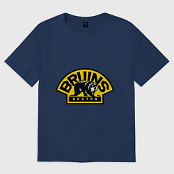 Мужская футболка оверсайз HC Boston Bruins Label