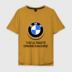 Мужская футболка оверсайз BMW Driving Machine