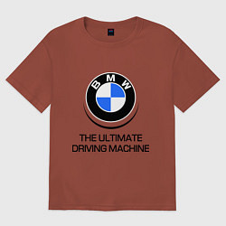 Мужская футболка оверсайз BMW Driving Machine
