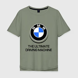 Мужская футболка оверсайз BMW Driving Machine