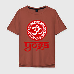 Мужская футболка оверсайз OM Yoga
