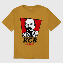 Футболка оверсайз мужская KGB: So Good, цвет: горчичный