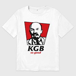 Футболка оверсайз мужская KGB: So Good, цвет: белый