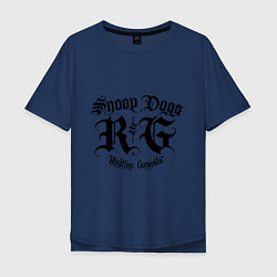 Мужская футболка оверсайз Snoop Dogg: Gangsta