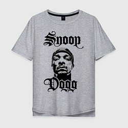 Мужская футболка оверсайз Snoop Dogg Face