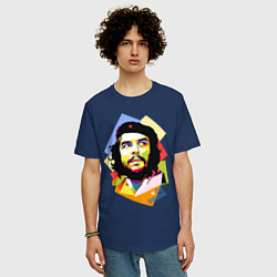 Футболка оверсайз мужская Che Guevara Art, цвет: тёмно-синий — фото 2