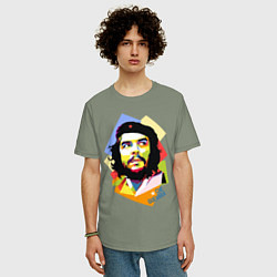 Футболка оверсайз мужская Che Guevara Art, цвет: авокадо — фото 2