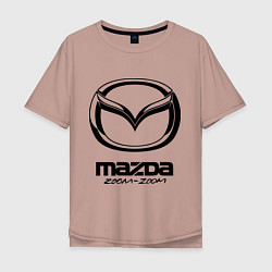Мужская футболка оверсайз Mazda Zoom-Zoom