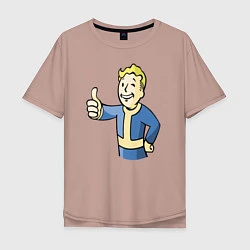 Мужская футболка оверсайз Fallout vault boy
