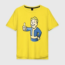 Мужская футболка оверсайз Fallout vault boy