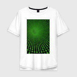 Мужская футболка оверсайз Цифровая иллюзия