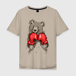 Мужская футболка оверсайз Bear Boxing